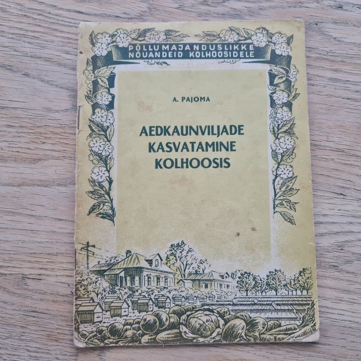Aedkaunviljade kasvatamine kolhoosis . Aare Pajoma