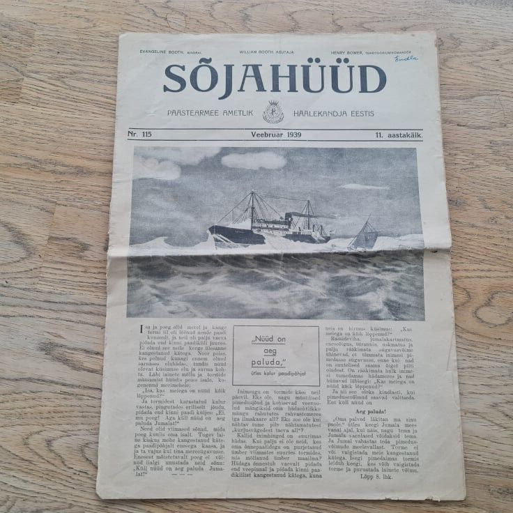 Päästearmee häälekandja SÕJAHÜÜD 1939
