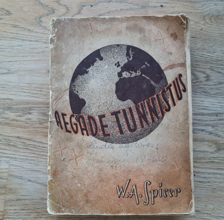 Aegade tunnistus . William Ambrose Spicer  1939