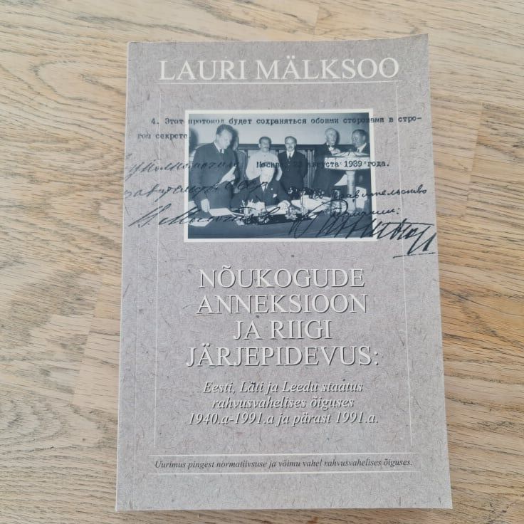 86786718 Nõukogude anneksioon ja riigi järjepidevus . Lauri Mälksoo