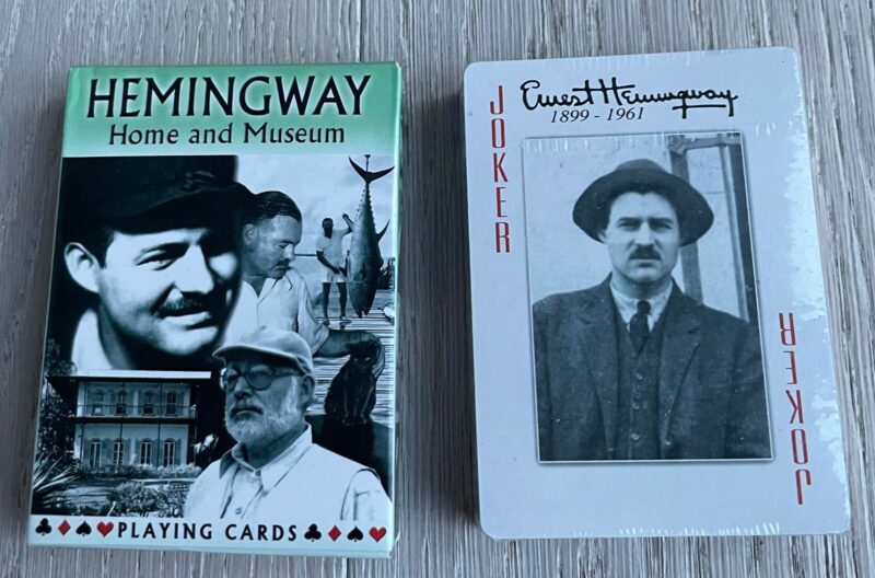 87049863 Mängukaardid Hemingway . Uued