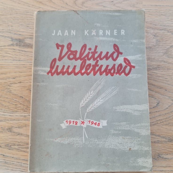 87248799 Jaan Kärner Valitud luuletused 1912-1945