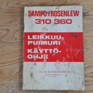 Kombain Sampo 310 ja 360 kasutamisjuhend