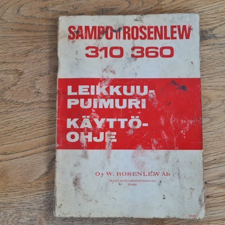 87300092 Kombain Sampo 310 ja 360 kasutamisjuhend