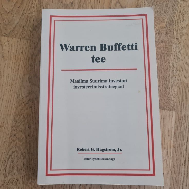 Warren Buffetti tee . Robert G. Hagström