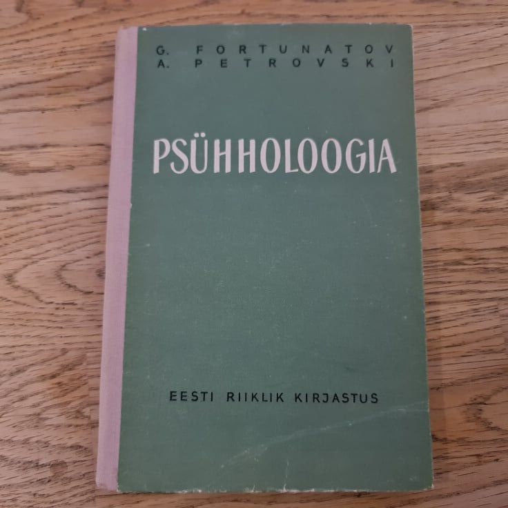 87737325 Psühholoogia . Grigori Fortunatov ja Artur Petrovski