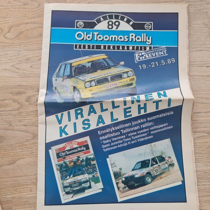 Old Toomas Rally 1989