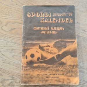 Spordi kalender 1987 jalgpall