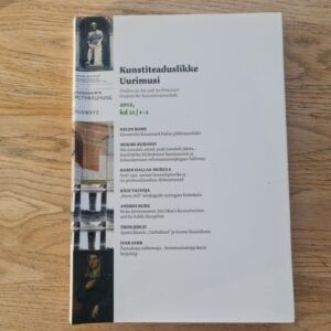 Kunstiteaduslikke uurimusi 2012/1-2 (21. osa)