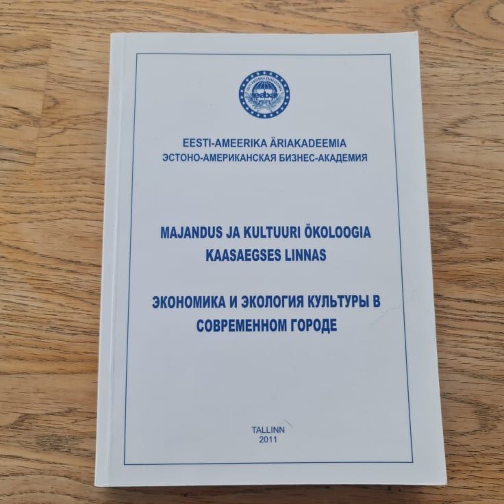 88709166 Majandus ja kultuuri ökoloogia kaasaegses linnas