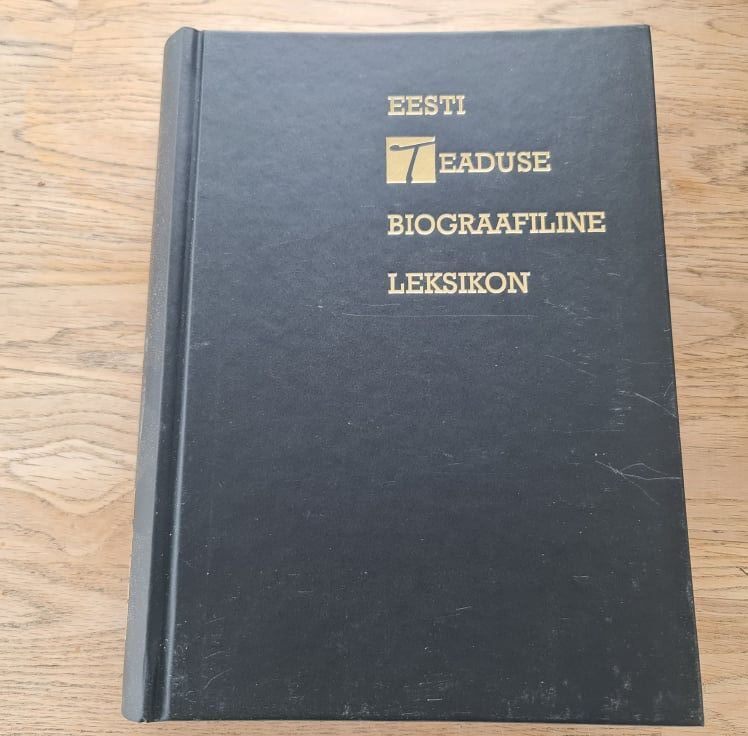 89396195 Eesti teaduse biograafiline leksikon I