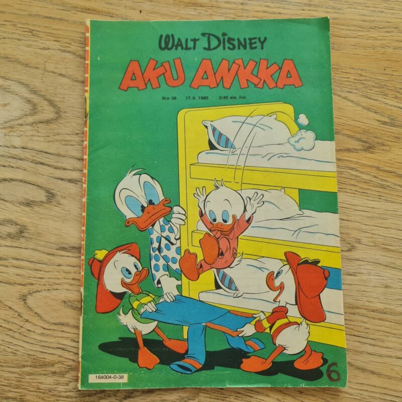 Aku Ankka . Walt Disney koomiks nr38 1980