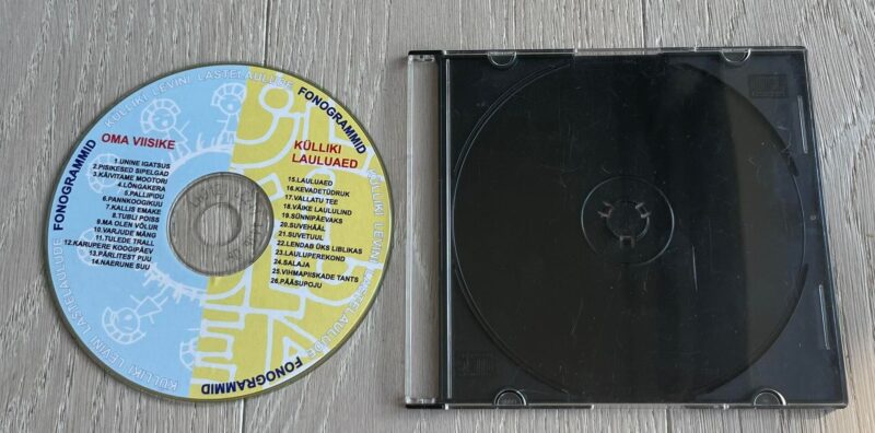 Külliki Levini lastelaulude fonogrammid CD