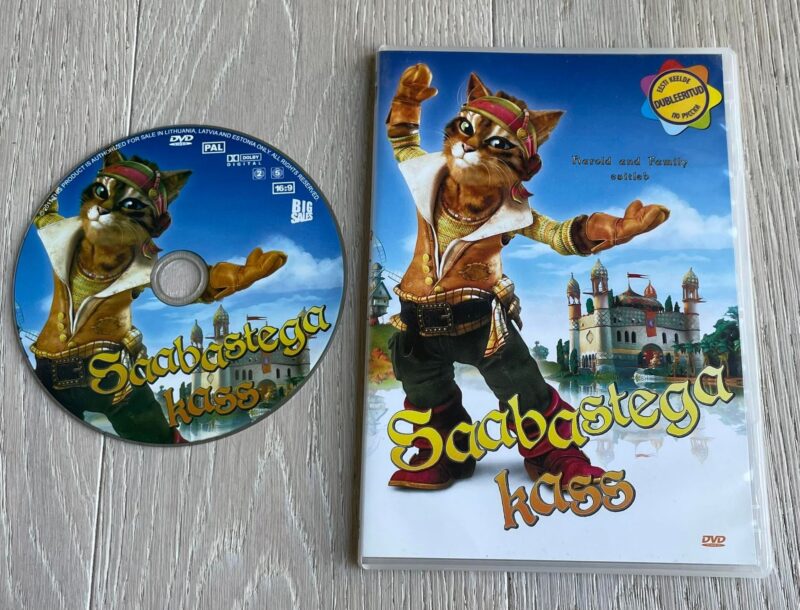 Saabastega kass DVD