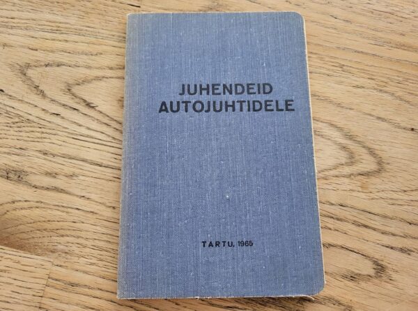Juhendeid autojuhtidele . 1965