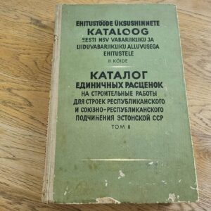 Ehitustööde üksushinnete kataloog