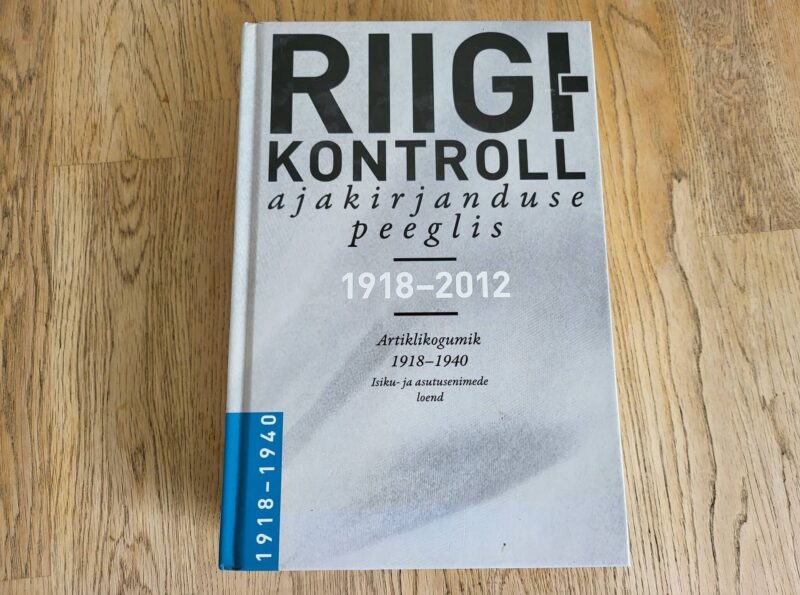 Riigikontroll ajakirjanduse peeglis 1918-1940