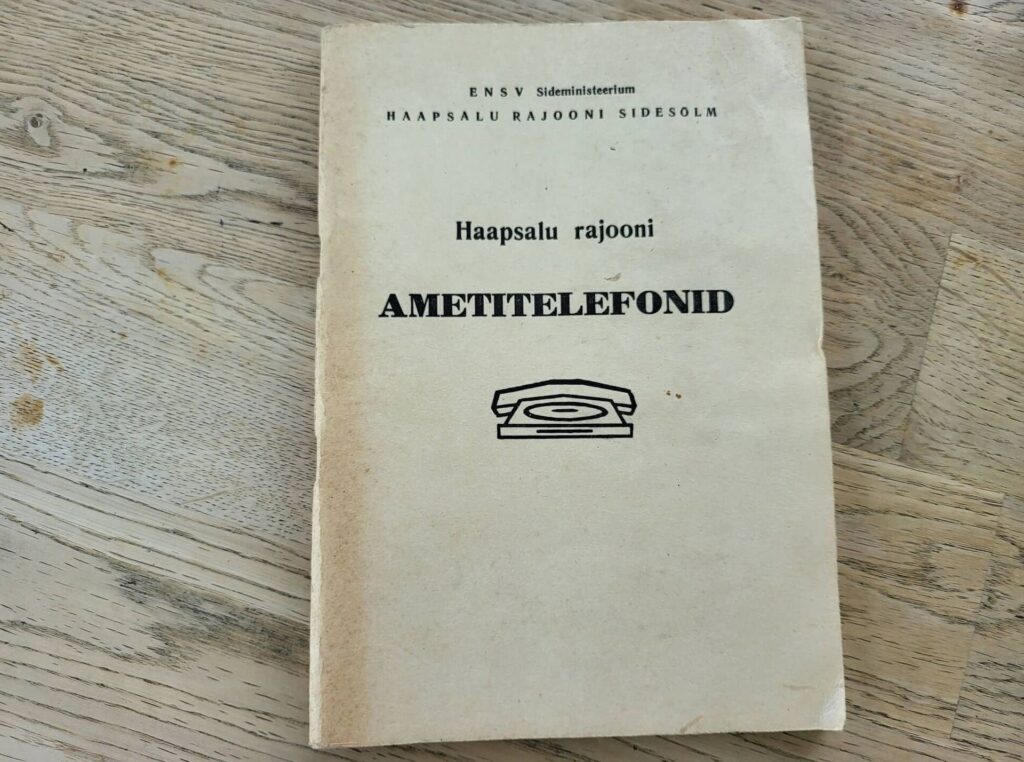 Haapsalu Rajooni ametitelefonid