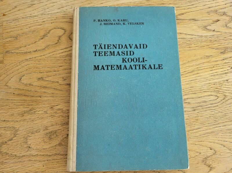95420413 Täiendavaid teemasid koolimatemaatikale