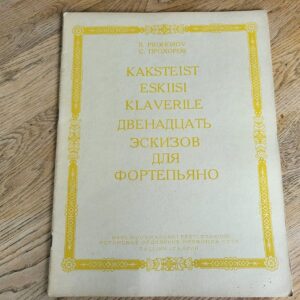 Kaksteist eskiisi klaverile