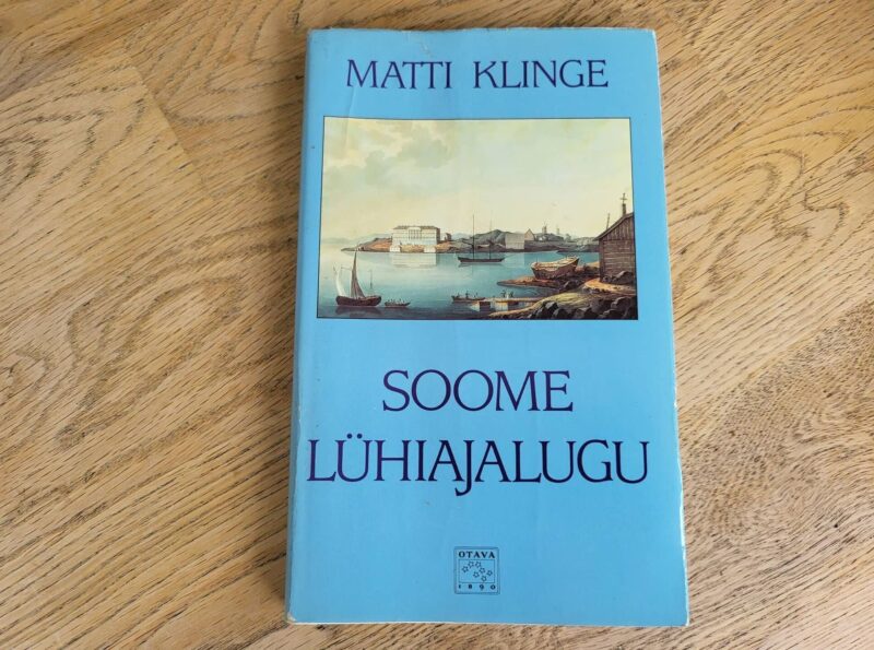 95488885 Soome lühiajalugu . Matti Klinge autogrammiga