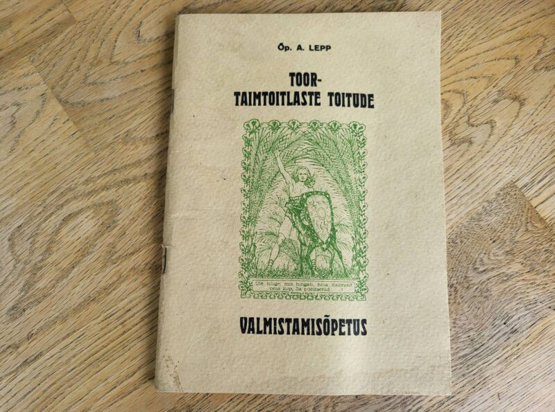 95488958 Toortaimtoitlaste toitude valmistamisõpetus . Alfred Elmar