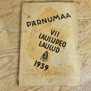 Pärnumaa VII laulupeo laulud 1939