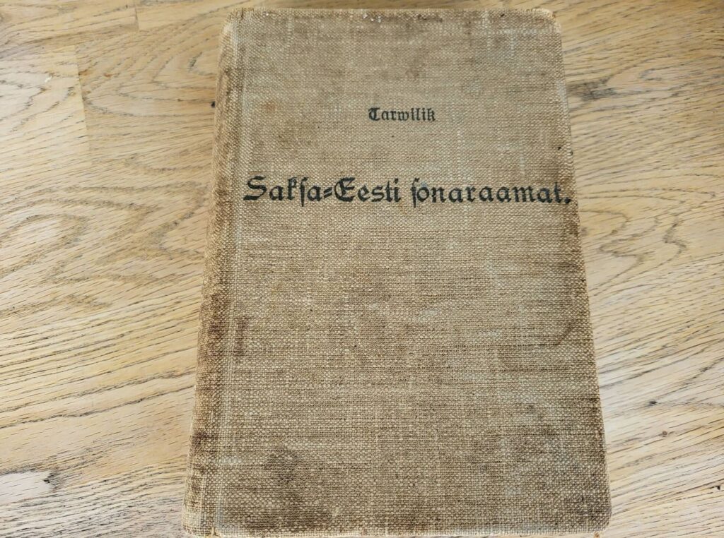 Tarwilik saksa-eesti sõnaraamat . J. Ploompuu