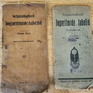 Neljakohalised logaritmide tabelid . Viktor Päss