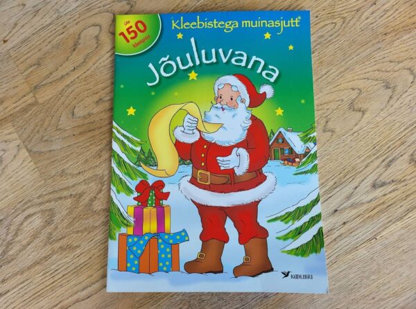 Jõuluvana kleebistega muinasjutt