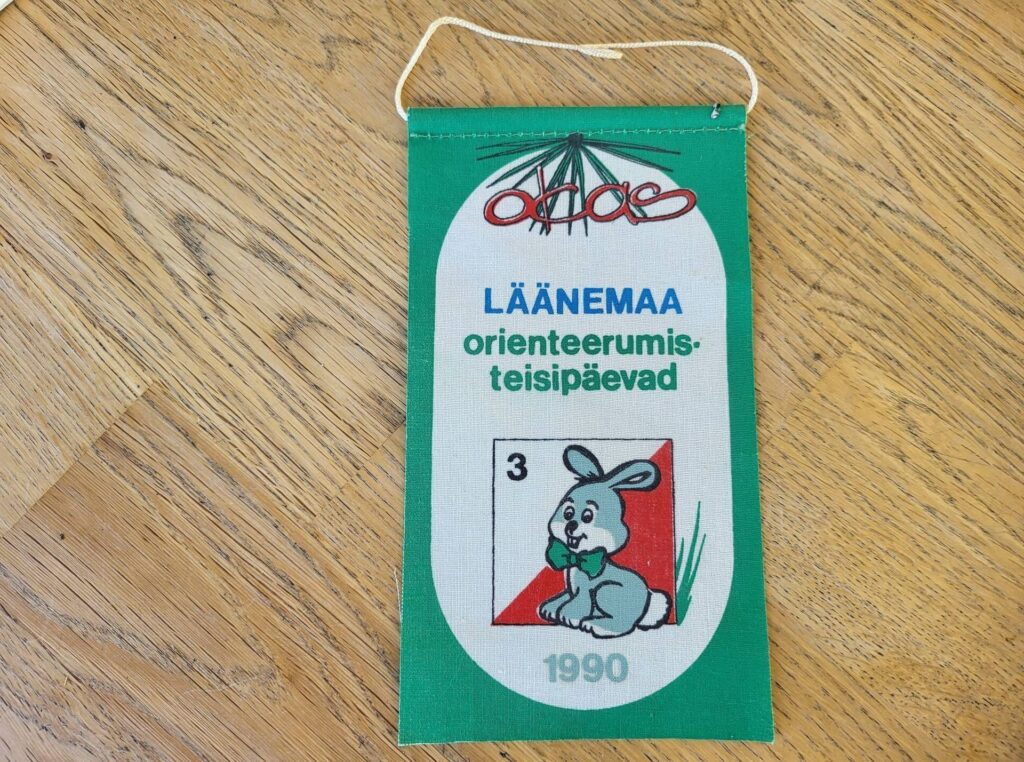 Läänemaa orienteerumisteisipäevad 1990 vimpel