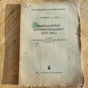 Mineraalsetest ehitusmaterjalidest Eesti NSVs