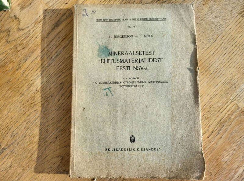 95565869 Mineraalsetest ehitusmaterjalidest Eesti NSVs