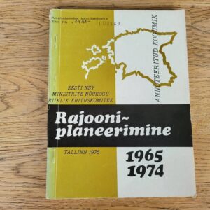 95684949 Rajooniplaneerimine 1965-1974 . Leonide Josing