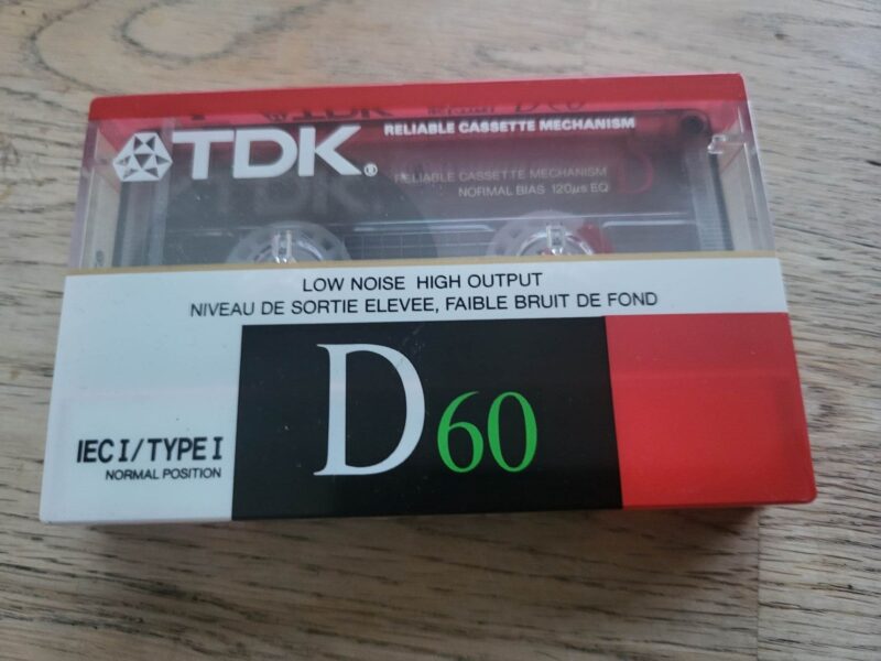98228099 UUS! TDK D60 Kassett