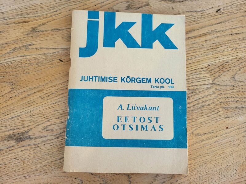 98322874 Eetost otsimas . Ants Liivakant