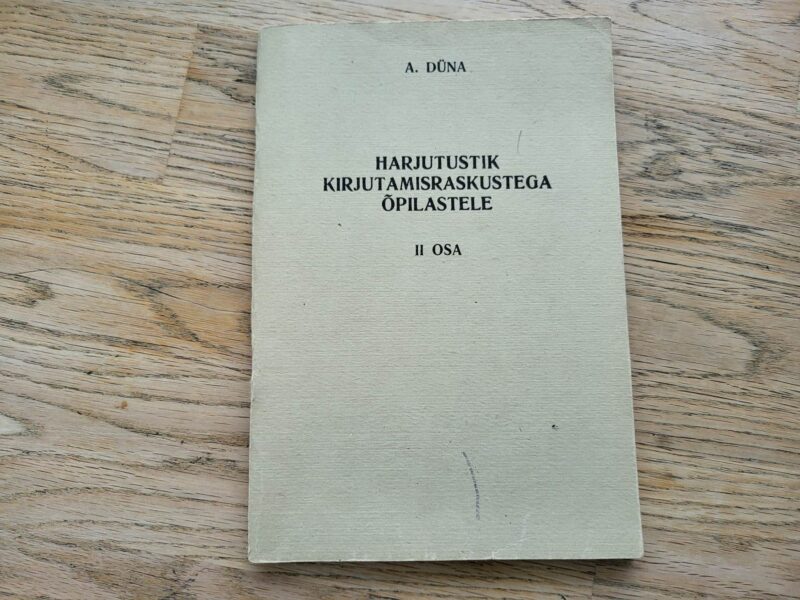 98917001 Harjutustik kirjutamisraskustega õpilastele II osa