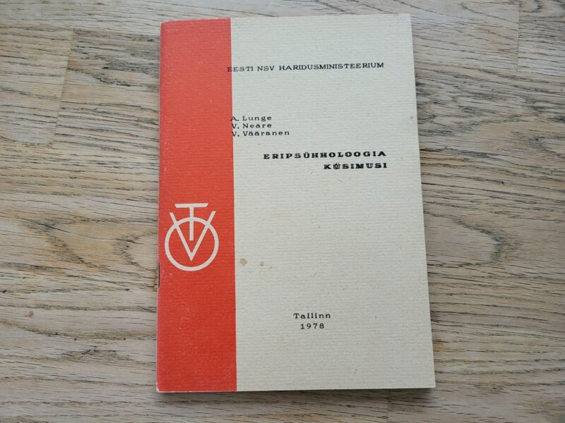 98917108 Eripsühholoogia küsimusi