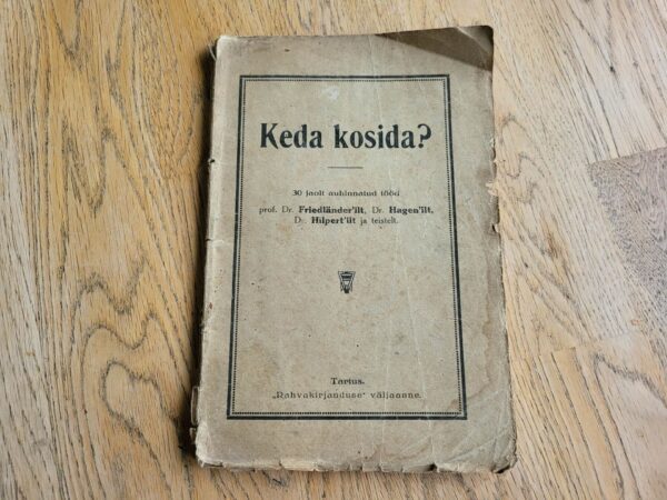 Keda kosida . Adolf Albrecht Friedländer 1924