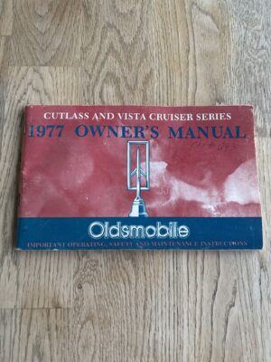 1977 owners manual Oldsmobile