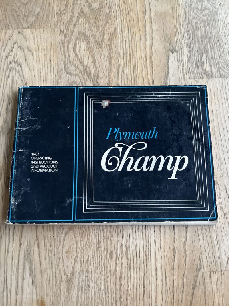 99093545 Plymouth Champ