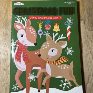 Värviraamat Christmas Fun Jumbo coloring and activity