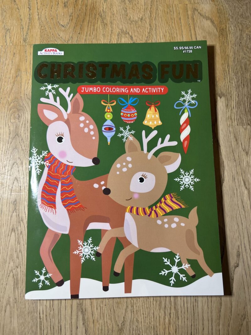 99095774 Värviraamat Christmas Fun Jumbo coloring and activity