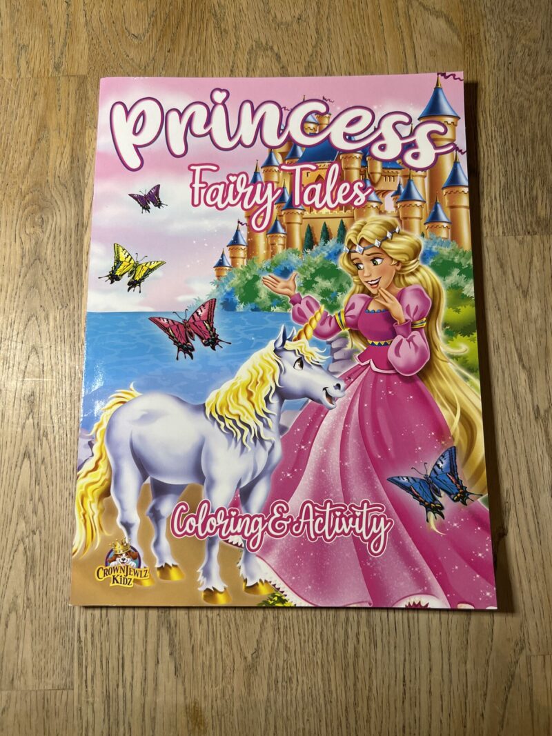 Värviraamat Princess Fairy Tales Coloring and Activity