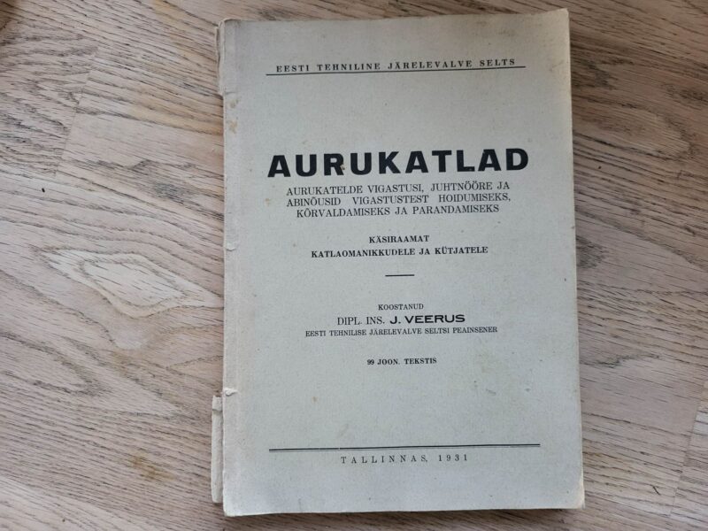 99132983 Aurukatlad . J. Veerus 1931
