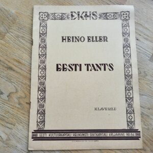 99310026 Eesti tants klaverile . Heino Eller