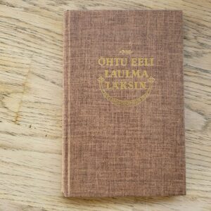 99365889 Õhtu eeli laulma läksin