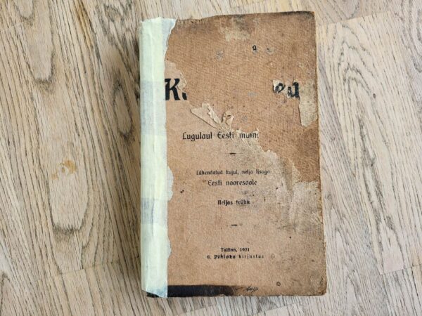 Kalevipoeg . Friedrich Reinhold Kreutzwald 1921