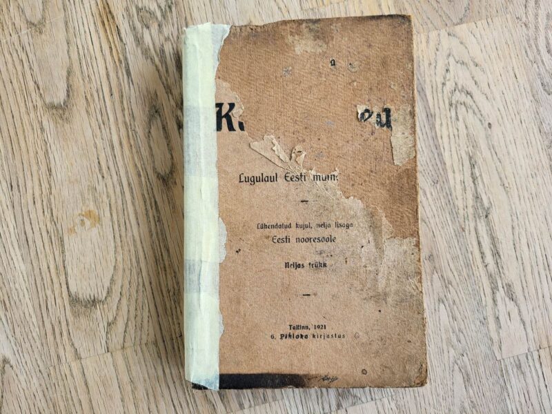 Kalevipoeg . Friedrich Reinhold Kreutzwald 1921