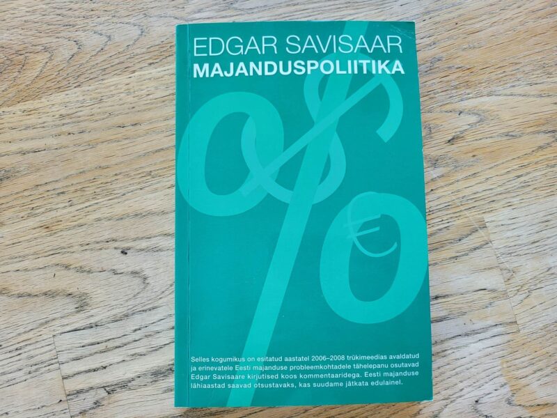 Majanduspoliitika . Edgar Savisaar . Autogrammidega